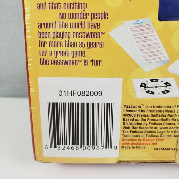 PASSWORD Endless Games 2008 Quick Picks 5th Edition -- New in Box - Picture 10 of 12